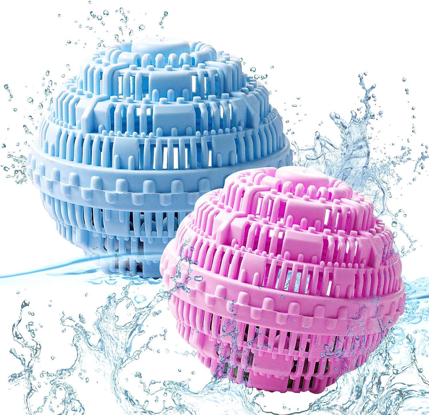 WELLXUNKSuper Laundry Washing Ball All Natural Detergent Alternative, Washing Balls for Washing Machine, Eco Friendly, Reusable 1000 Washes for Easy to Use Clean & Soften Clothes Wash Ball