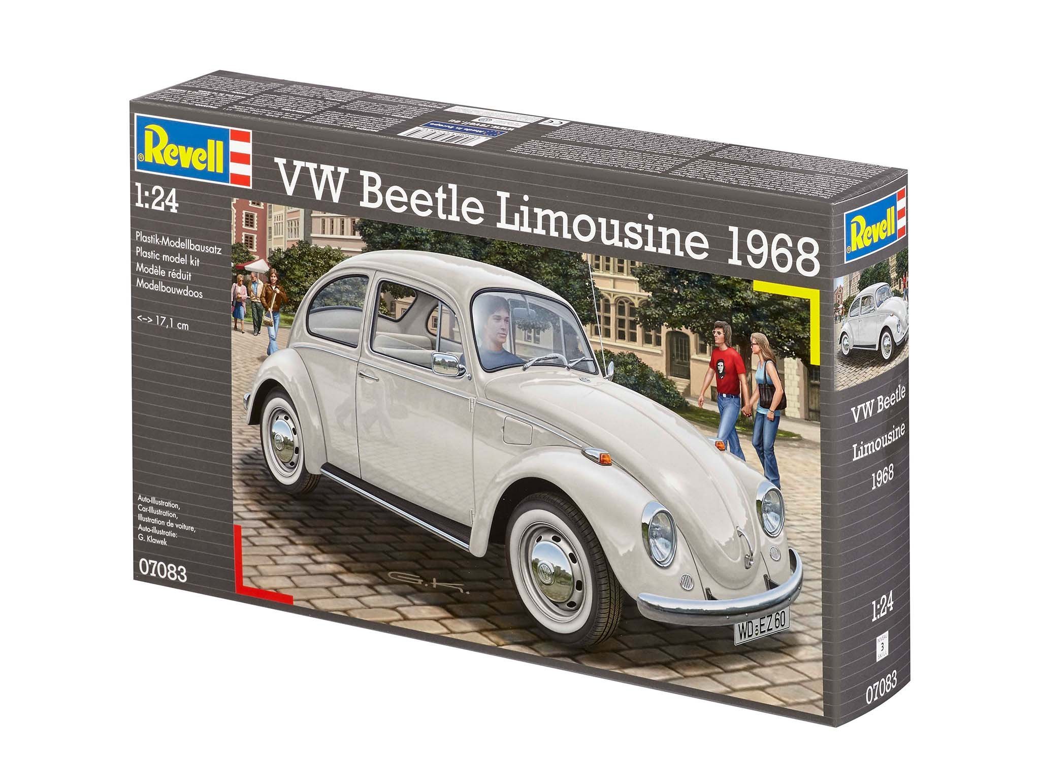 Revell - 07083 - Maquette - Voiture - Coccinelle - Vw 1500/limousine, Gris