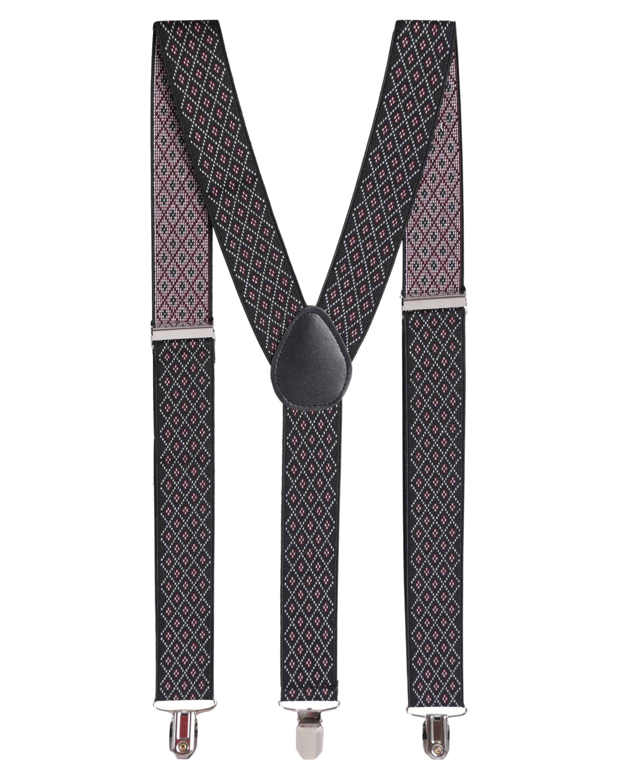 riyasat Suspenders for Men Heavy Duty - Adjustable 3.5 cm Wide Belt Y-Back Men's Suspenders for Dress Pants | Strong Metal Clips, Everyday Wear (Black)-picture-31