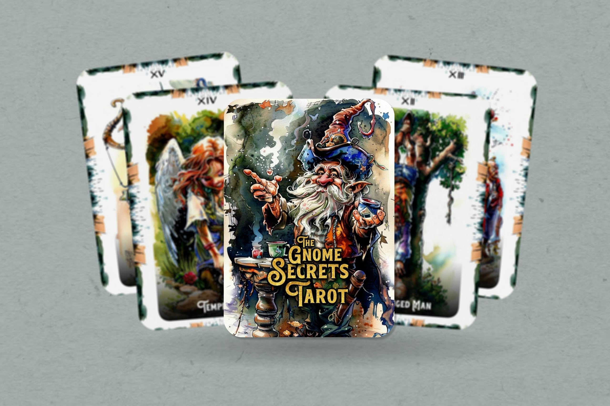 Ibiza Tarot - The Gnome Secrets Tarot Deck - 78 Cards - Tarot - Fortune Telling - Divination Tools - Adults 18+