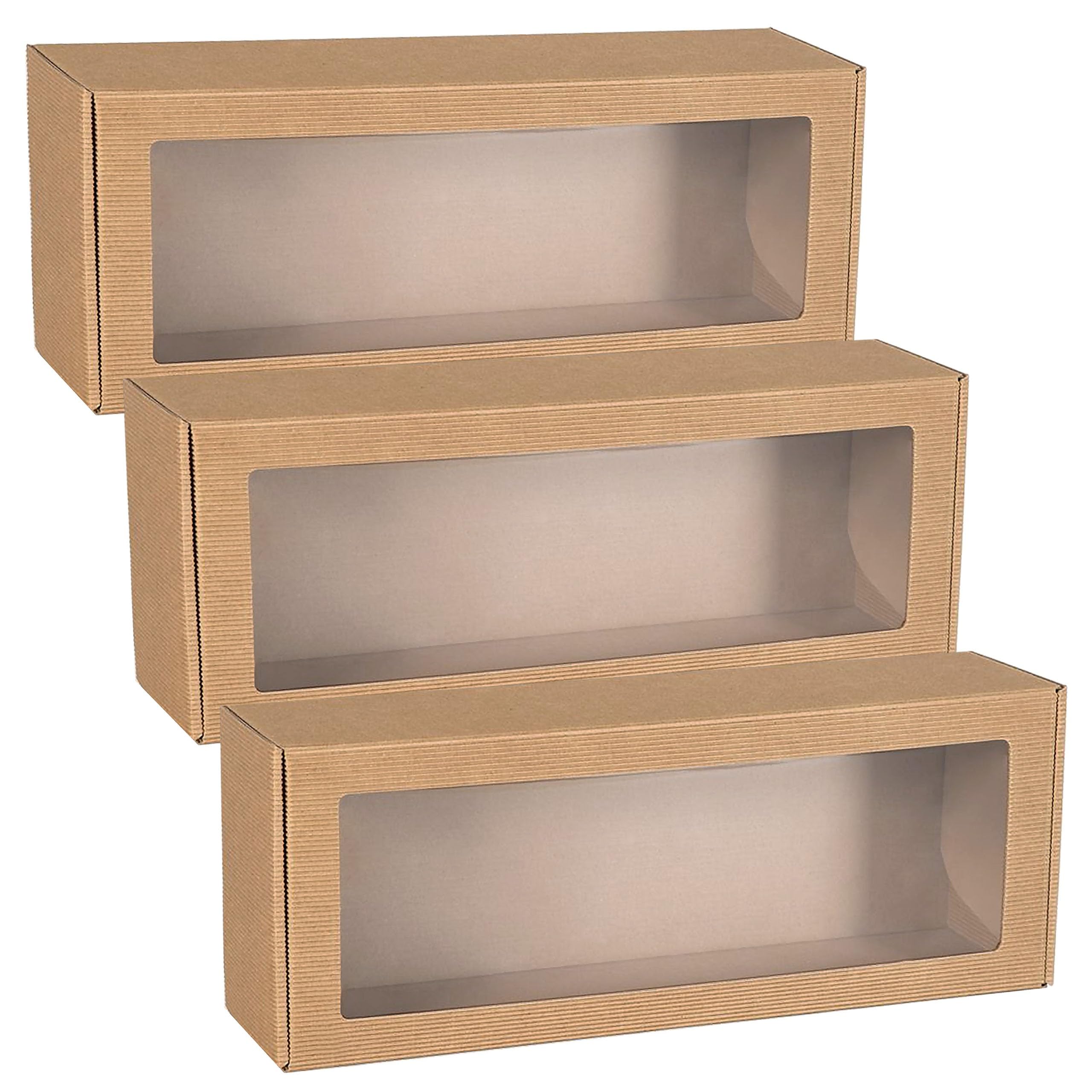 Rectangular Window Box Gift Box 40 x 15 x 10 cm x 3