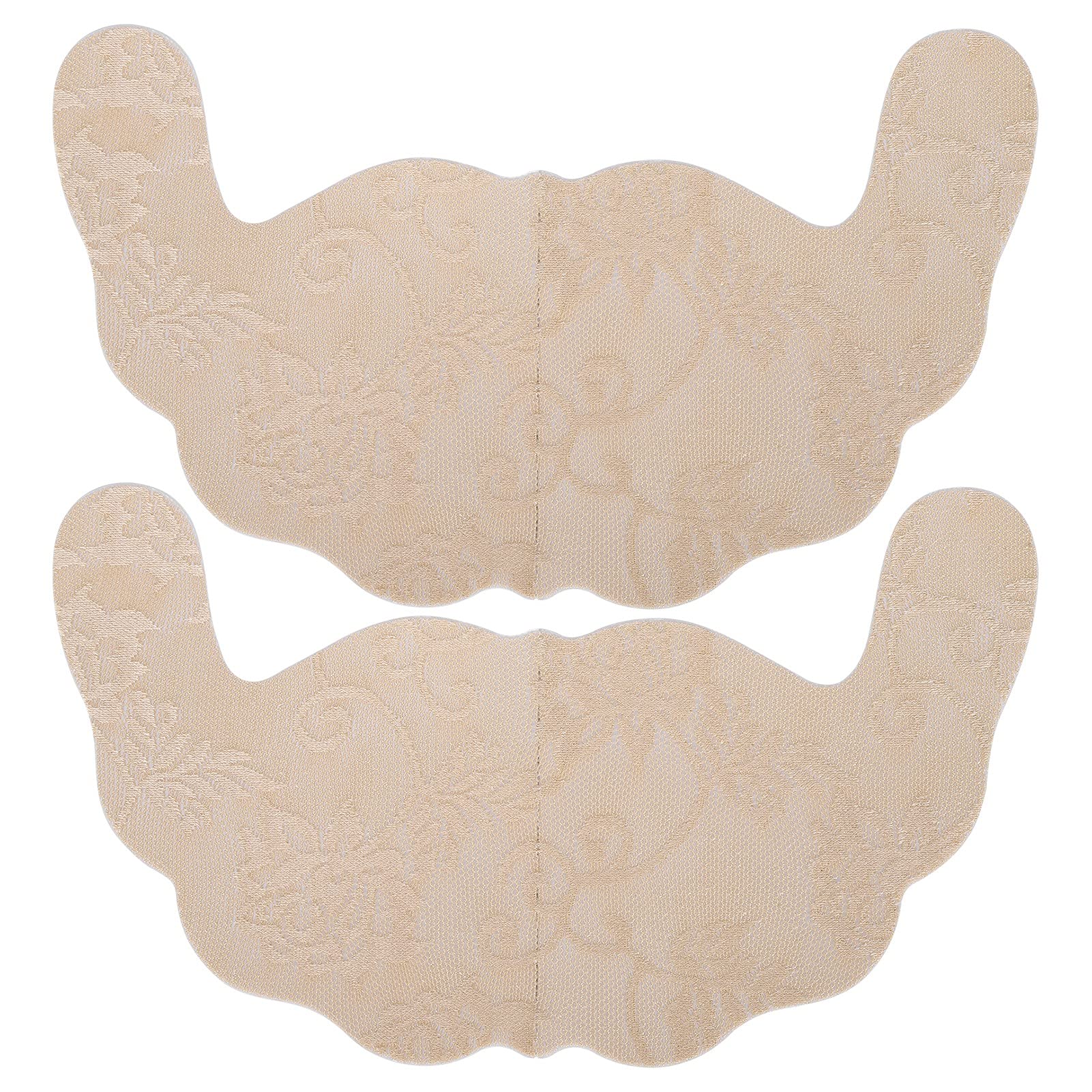 Zerodis Disposable Lace Invisible Bra Cover, U-Shaped Self-Adhesive Nipple Pasties for Women - Breathable, Comfortable & Invisible Coverage for Backless, Strapless Dresses