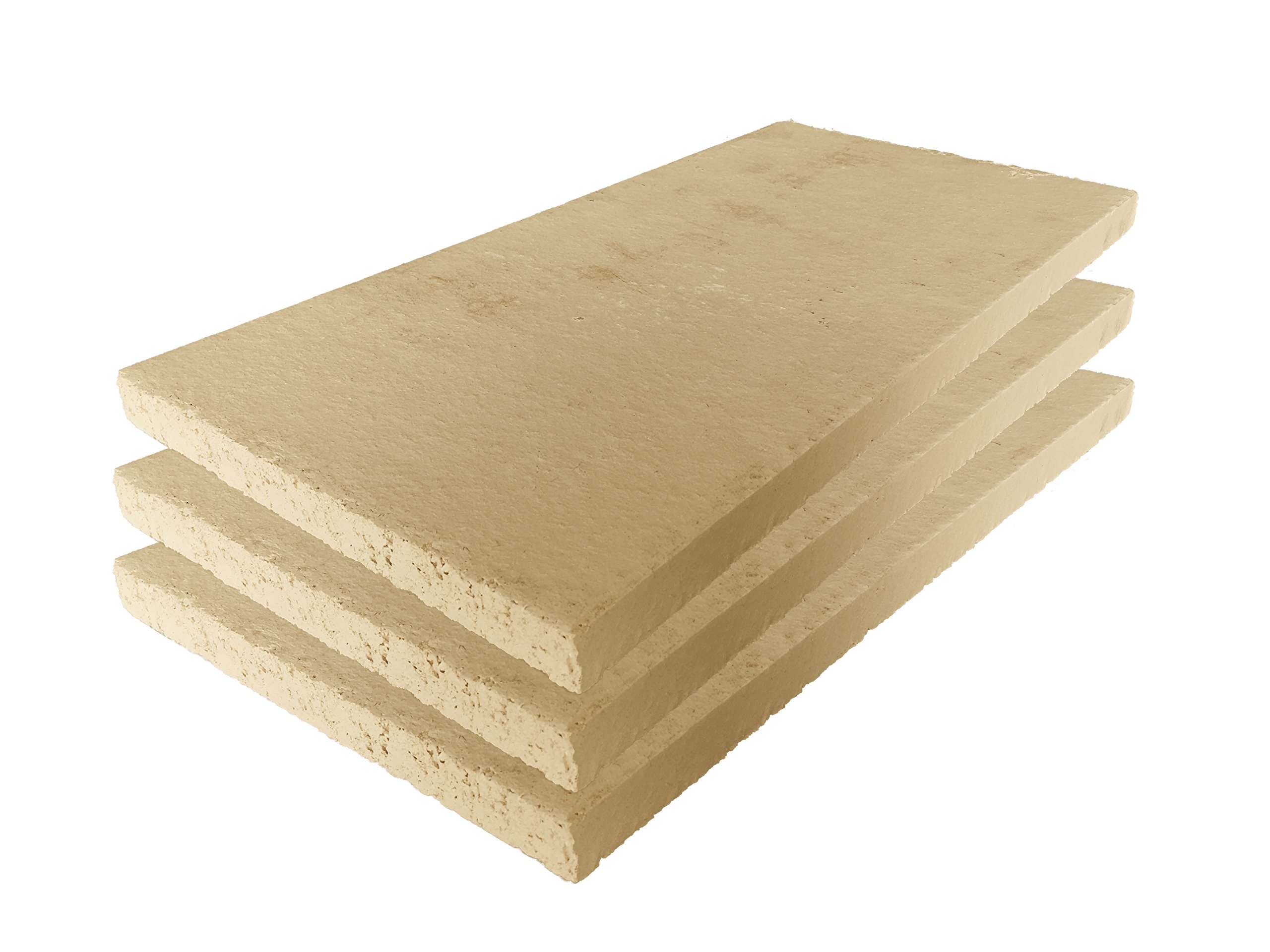 Lastra in argilla refrattaria, per forno, alta qualità, 400 x 200 x 20 mm