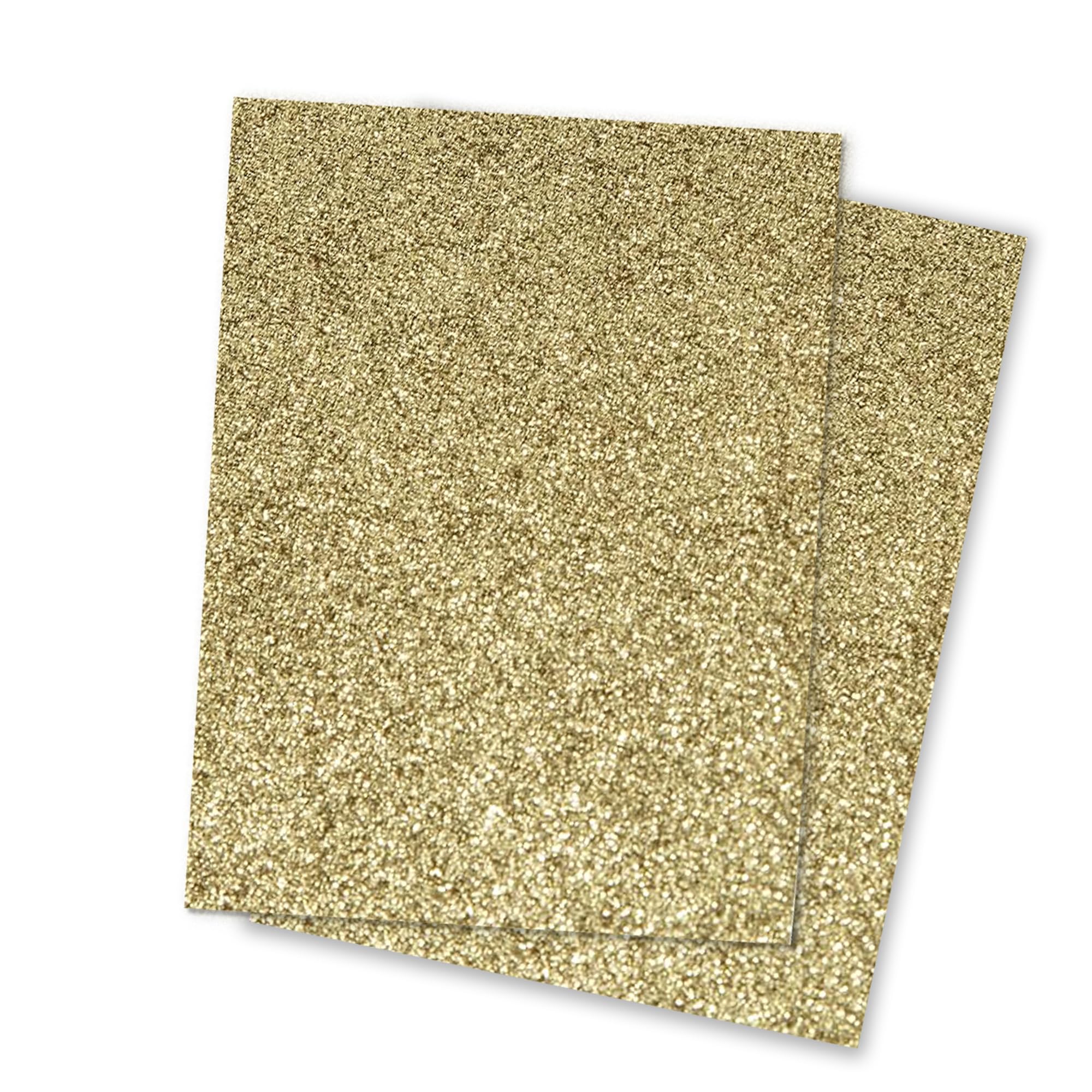 Papercutz (305mm x 305mm) Gold Glitter Card 250 GSM (100 Sheets), Zero Shed Glitter Cardstock for Cardmaking, Sparkle Card, Glitter Craft Card, Colourful Craft Paper