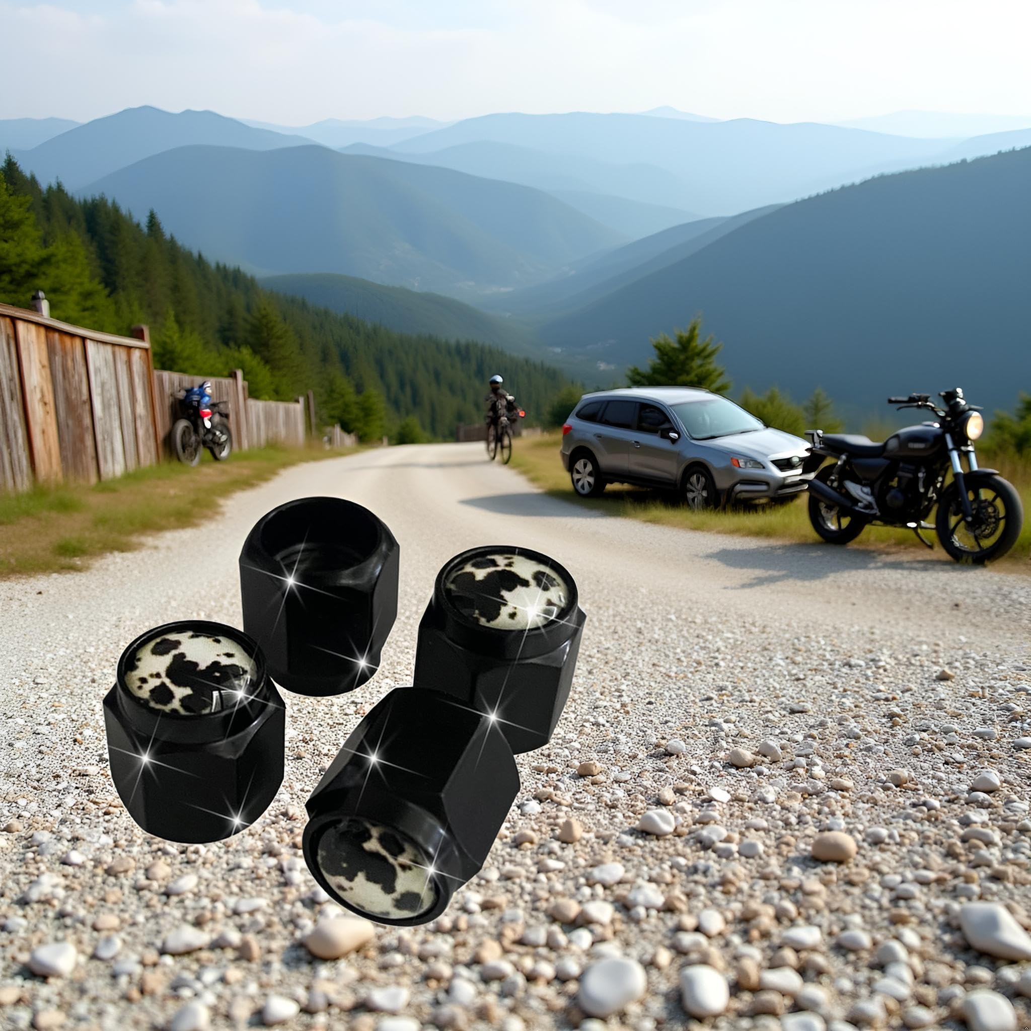 Lot De 4 Bouchons De Valve De Pneu En Aluminium Pour SUV