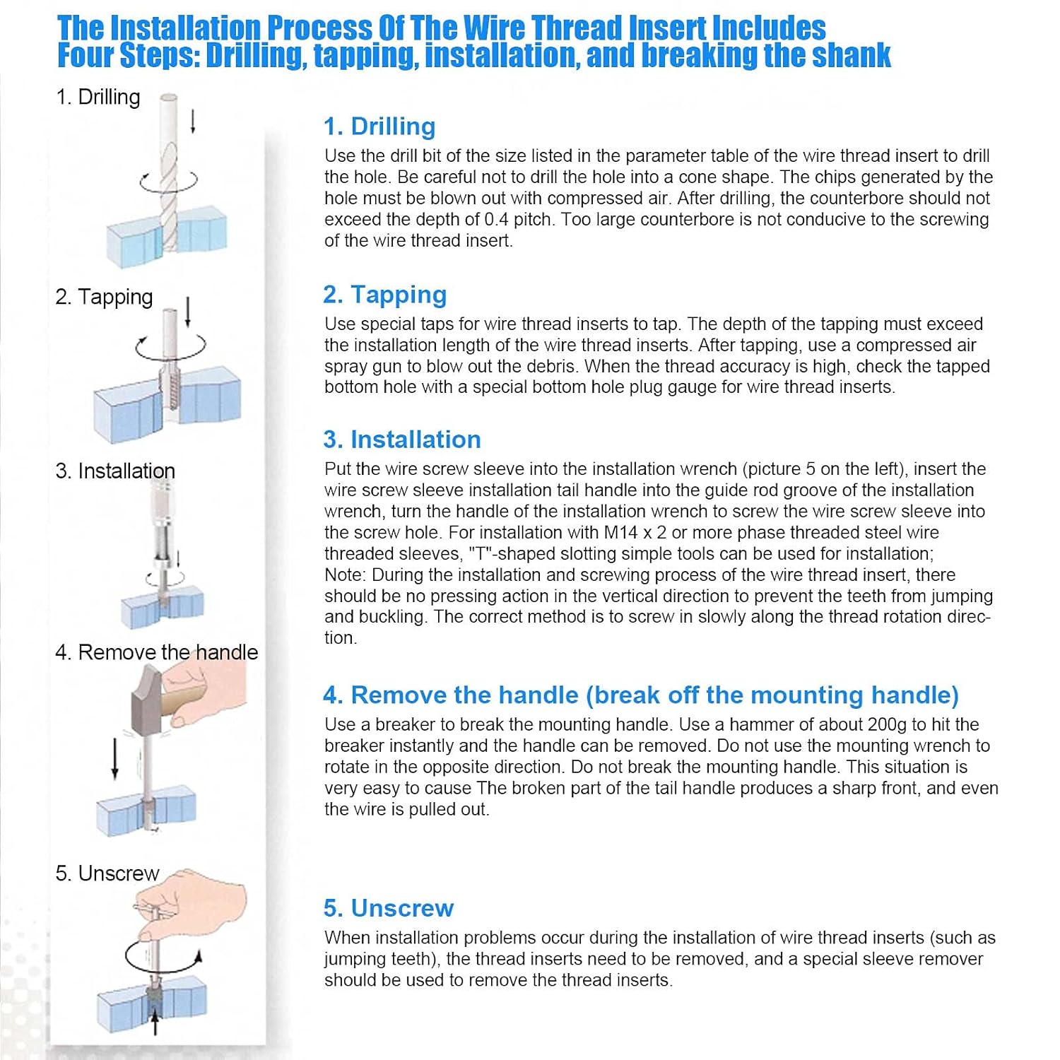 10Pcs Wire Thread Insert,Stainless Steel Screw Bushing Coiled Threaded Hole Repair Expansion Conversion Sleeve Tool Fastener,M18x1.5x1D