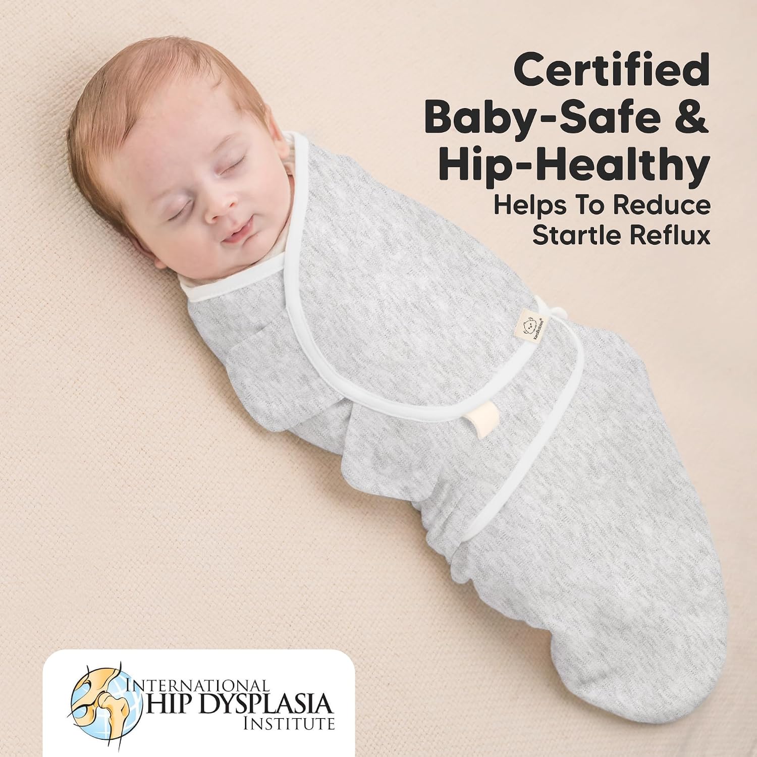 Baby Swaddle Sleep Sacks with Zipper - 3-Pack Swaddles for Newborns 3-6 Months, Infant, Baby Girls, Boys, Soft & Durable Newborn Sleep Sack, Easy Diaper Change Swaddling Blanket (Angelic, L)