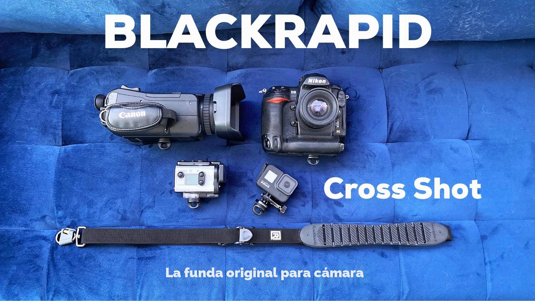 BLACKRAPID Delta - Soporte abdominal para cámara, color negro