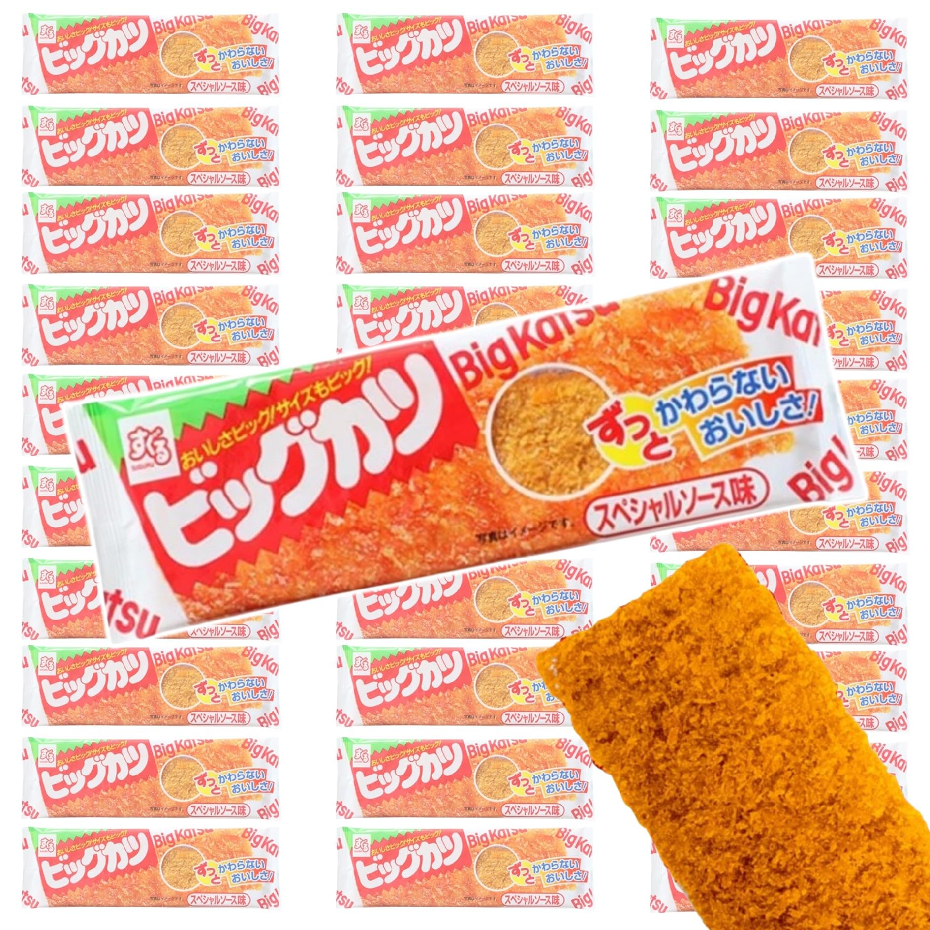 ビッグカツ 102個　6個入り×17袋 Amazon.co.jp: すぐる ビッグカツ 【30枚】 駄菓子 カツ 大容量 業務用
