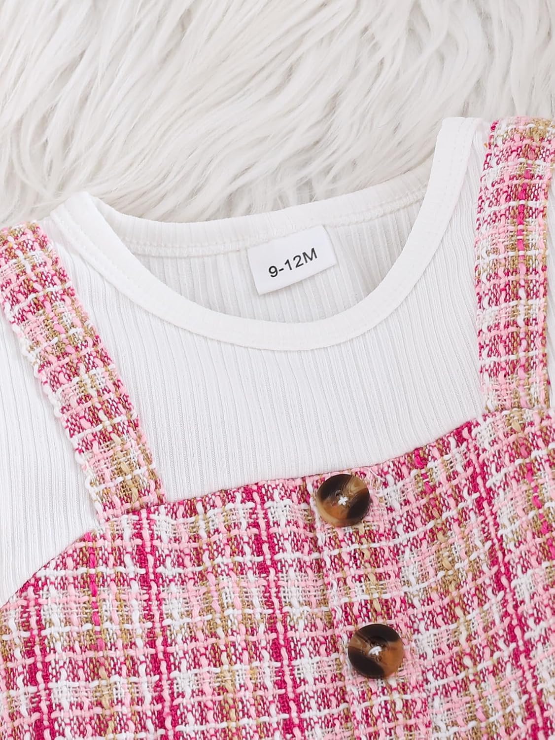 Baby Girl Clothes Infant Toddler Girl Outfit Long Sleeve Shirts Top Rufffle Pants Little Girls Clothes