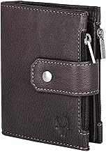 WildHorn Leather Wallet for Men, Brown, 11.5 x 9.3 x 1 cm, Classic