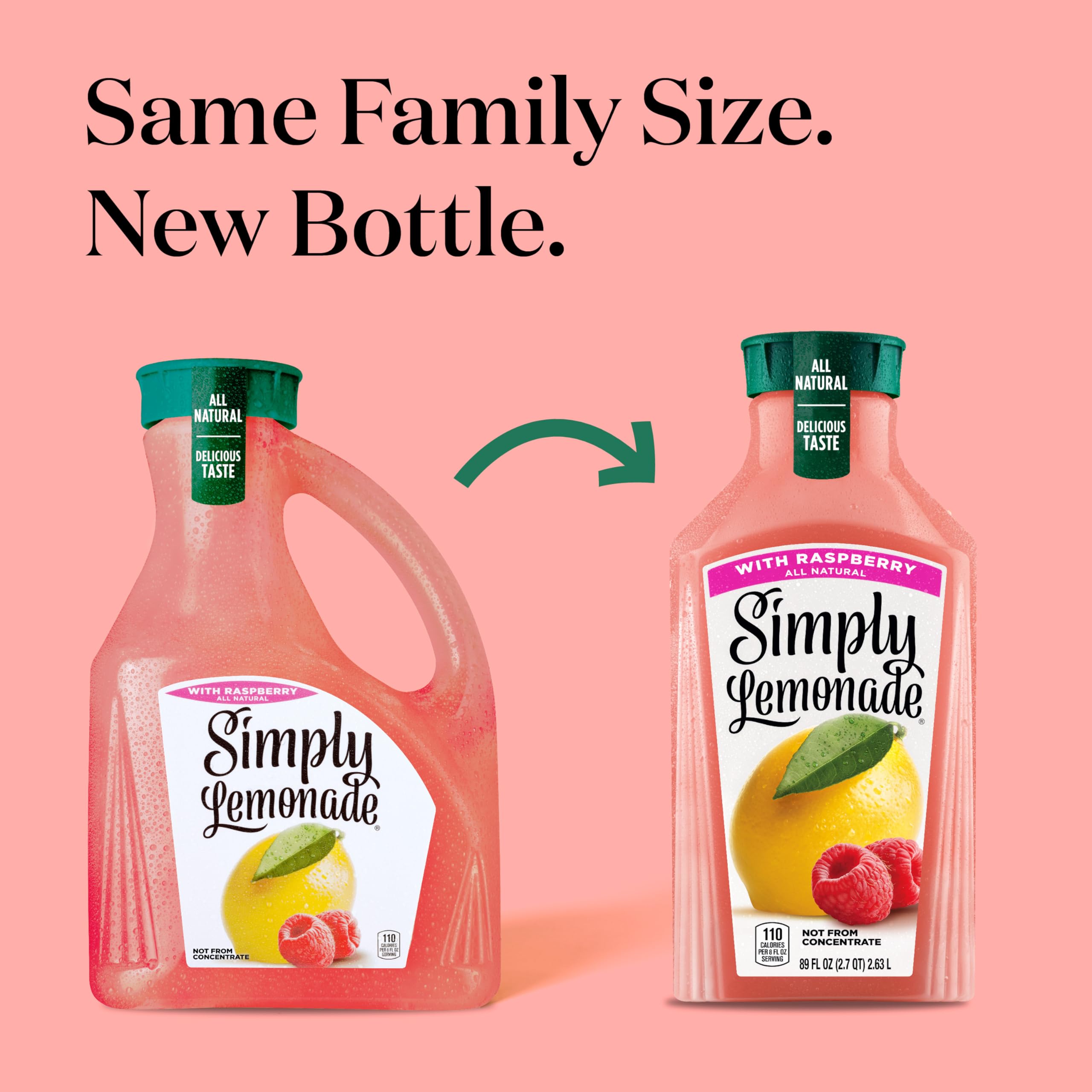 Amazon.com : Simply Lemonade with Raspberry 89oz No Handle