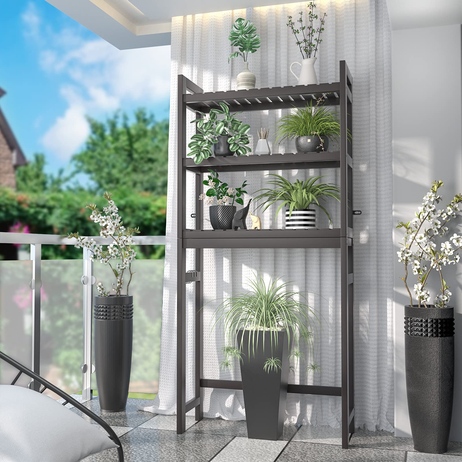 Buy Homykic Over The Toilet Storage, Bamboo 3Tier OverTheToilet