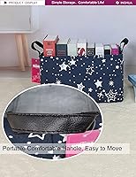 Vista 6 de Cesta de almacenamiento rectangular de tela, organizador de cesta para juguetes, libros, ropa, regalos, mascotas - Perfecta para el hogar, oficina