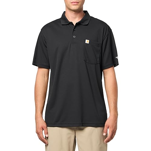 Carhartt Men's Force Relaxed Fit Lightweight Short-Sleeve Pocket Polo