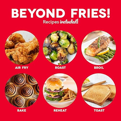 Miniatura 6 de DASH Tasti-Crisp - Freidora de aire de cerámica, 2.6 cuartos de galón, crema - Freidora de aire compacta para alimentos más saludables en minutos,