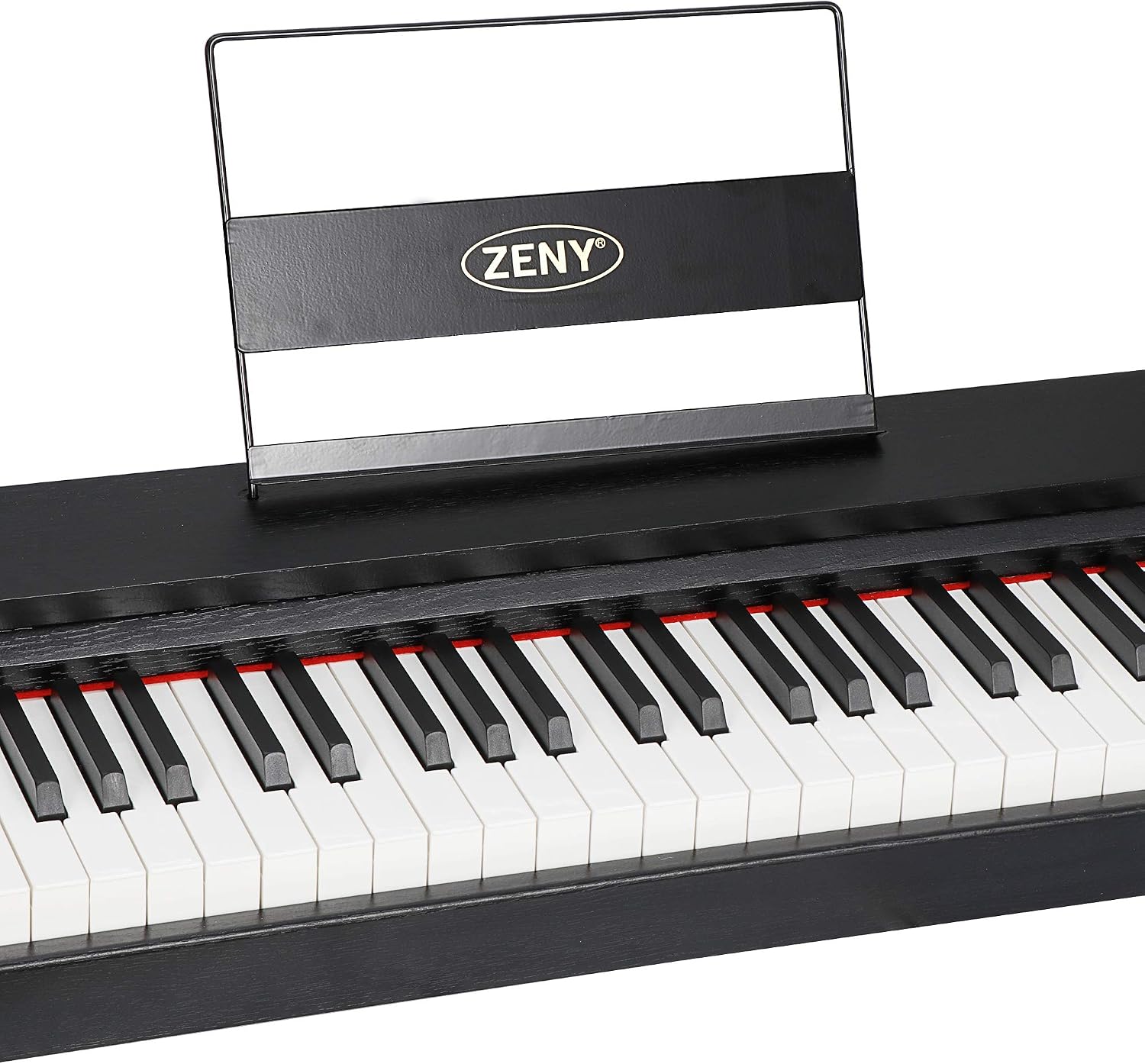ZENY 88 Key Beginner Digital Piano Full Size Keyboard with Semi Weighted Keys, Built in Speakers and Power Supply