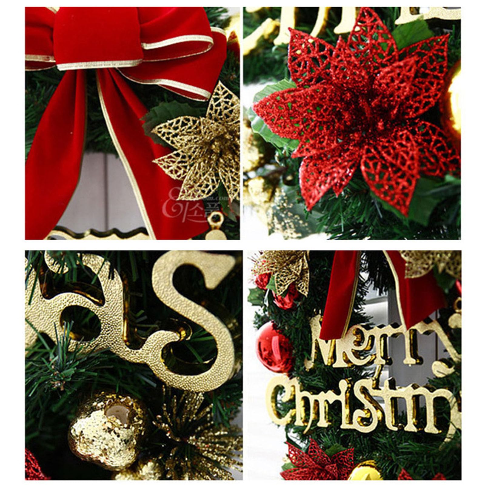 Amazon | クリスマス リース ゴージャス クリスマス 飾り インテリア