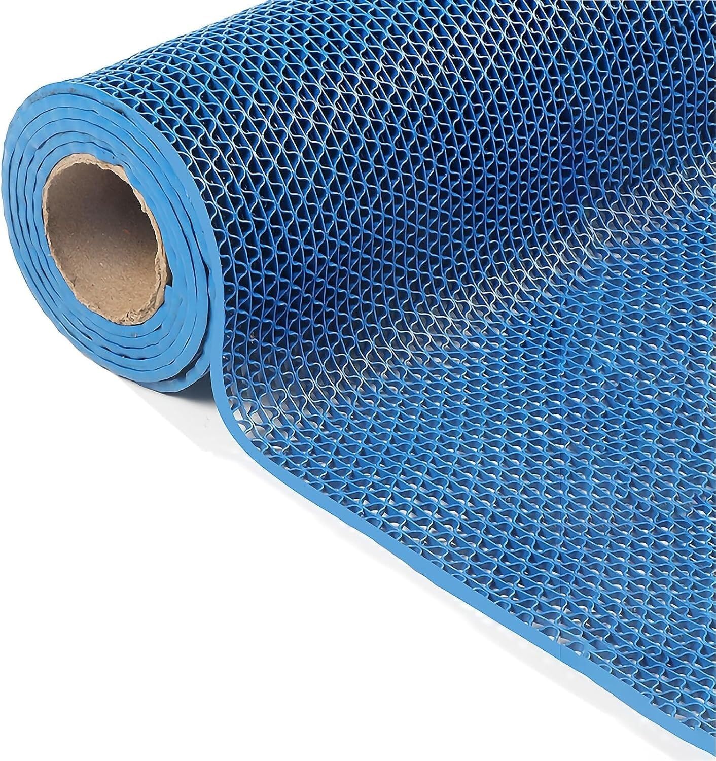 QYMYOZ PVC Waterproof Floor Mats For Indoor/outdoor Showers, Swimming Pools, Kitchens(Blue,120cmx200cm)