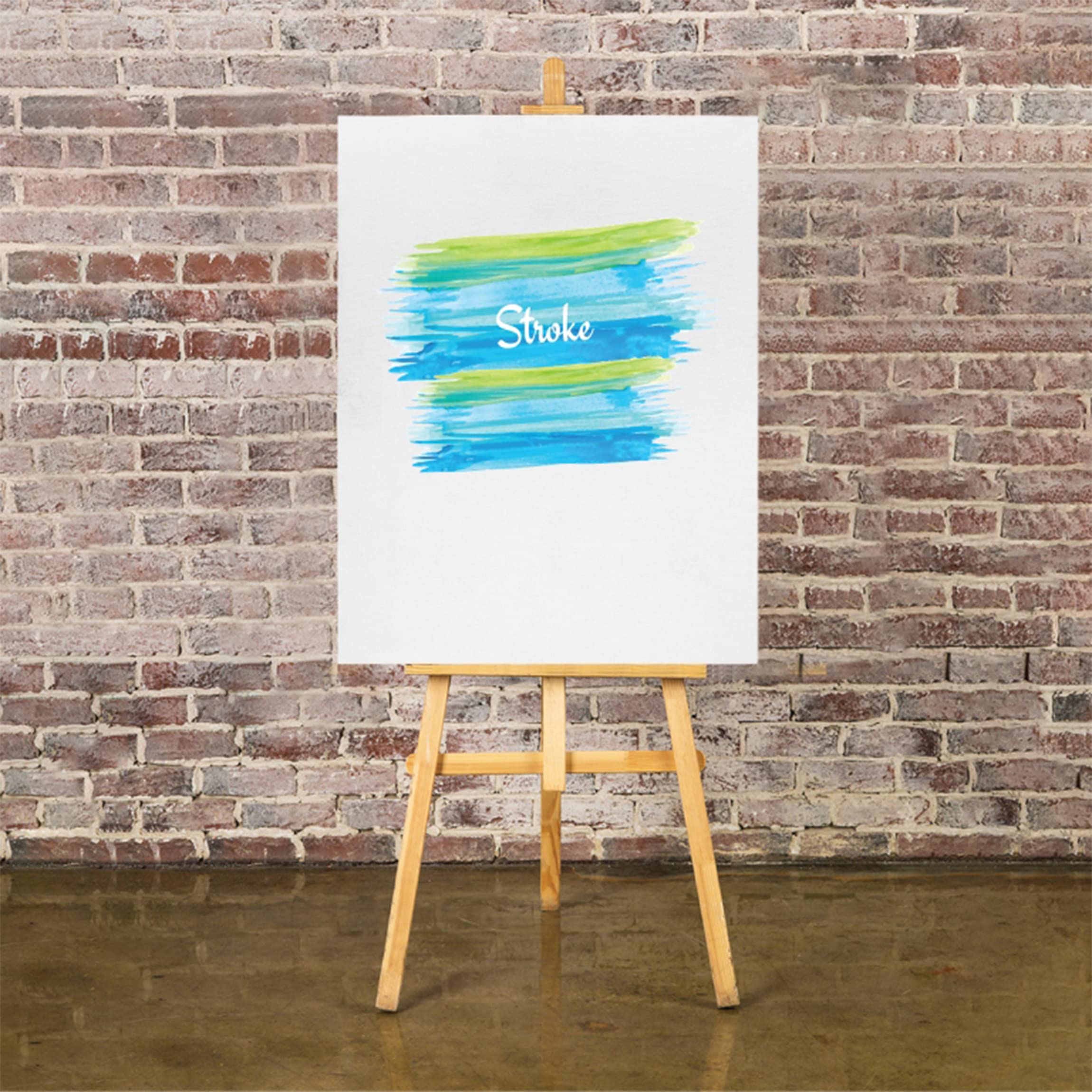 Eduway® Leinwand zum Malen, 30 x 45 cm, Premium-Qualität, 200 ml, vorgrundierte Baumwoll-Leinwand für Künstler und Anfänger, ideal für Acryl, Öl, Gouache, Pastellfarben, 6 Stück (30 x 45 cm)