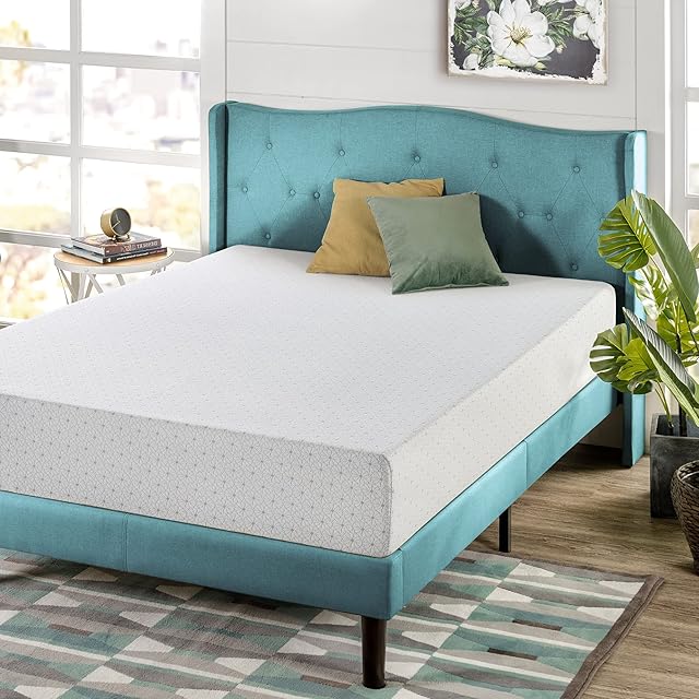 ZINUS Green Tea Memory Foam Mattress | 7 Zone Adaptable Mattress | Single | Height 25 cm | Mattress-in-a-Box | CERTIPUR-US