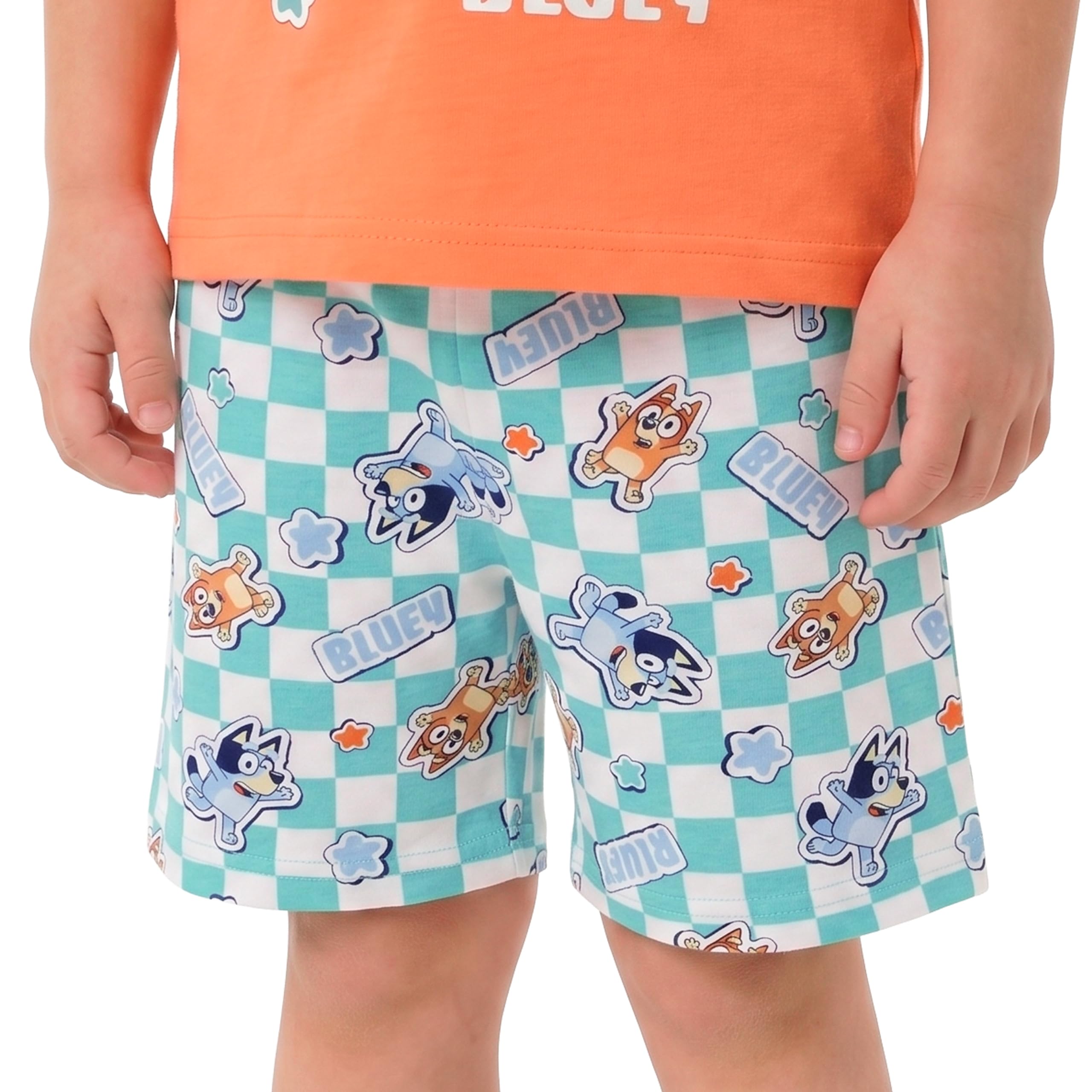 BlueY Pyjama Manche Courte, Pyjama Enfant Garcon Bingo, Pyjamas d'été Enfant