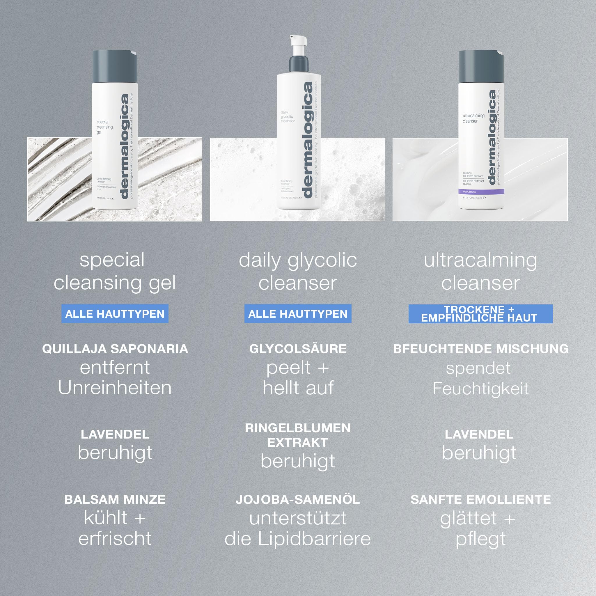 Dermalogica Special Cleansing Gel Gesichtsreiniger 500ml Nachfüllen | Seifenfreier, schäumender Reiniger, der Unreinheiten entfernt, ohne die Haut auszutrocknen.