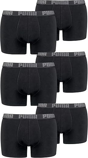 PUMA Herren Basic Boxershorts 6er Pack – Komfort & Stil vereint