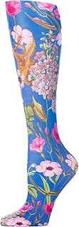 Celeste Stein Compression Socks, Blue Morona, 8-15 mmHg Regular Calf