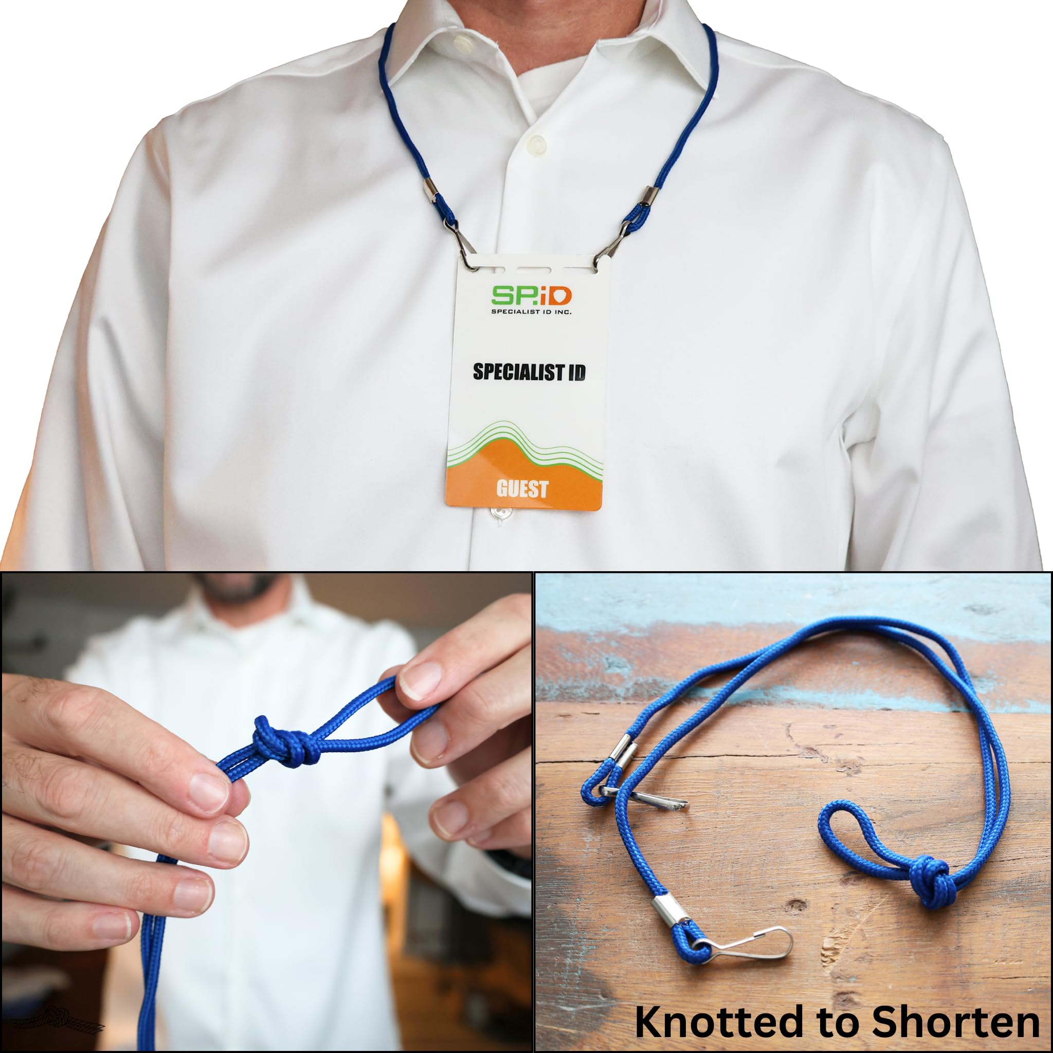 Amazon.com : Specialist ID 10 Pack - Double Clip Lanyards for