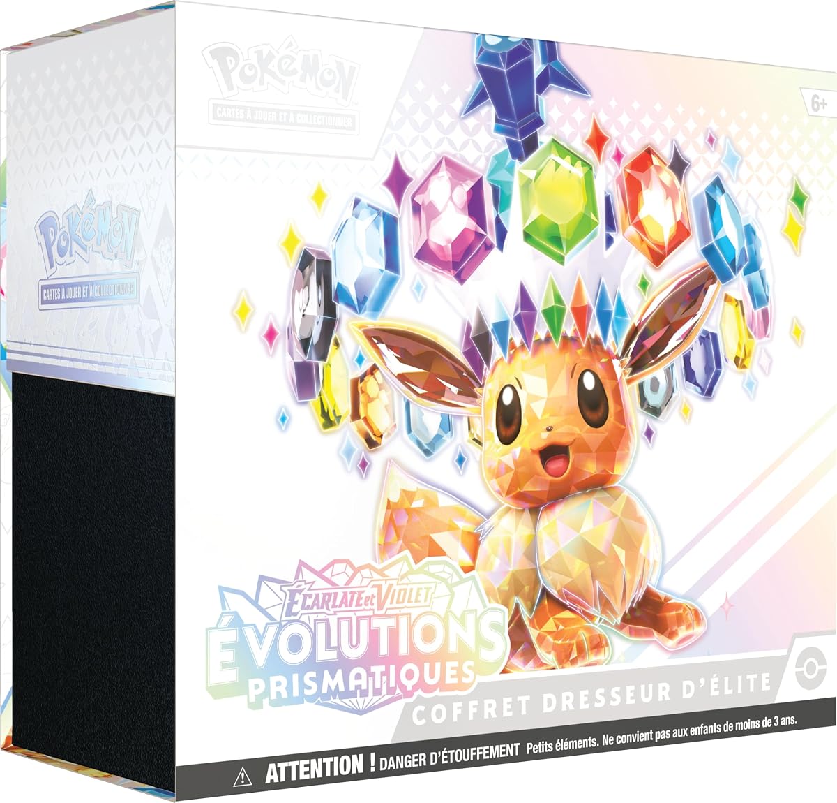 Scarlet & Purple Elite Trainer Set - Prismatic Evolutions of the Pokémon TCG (1 Fully Illustrated Promo Card, 9 Booster Packs & Premium Game Accessories)