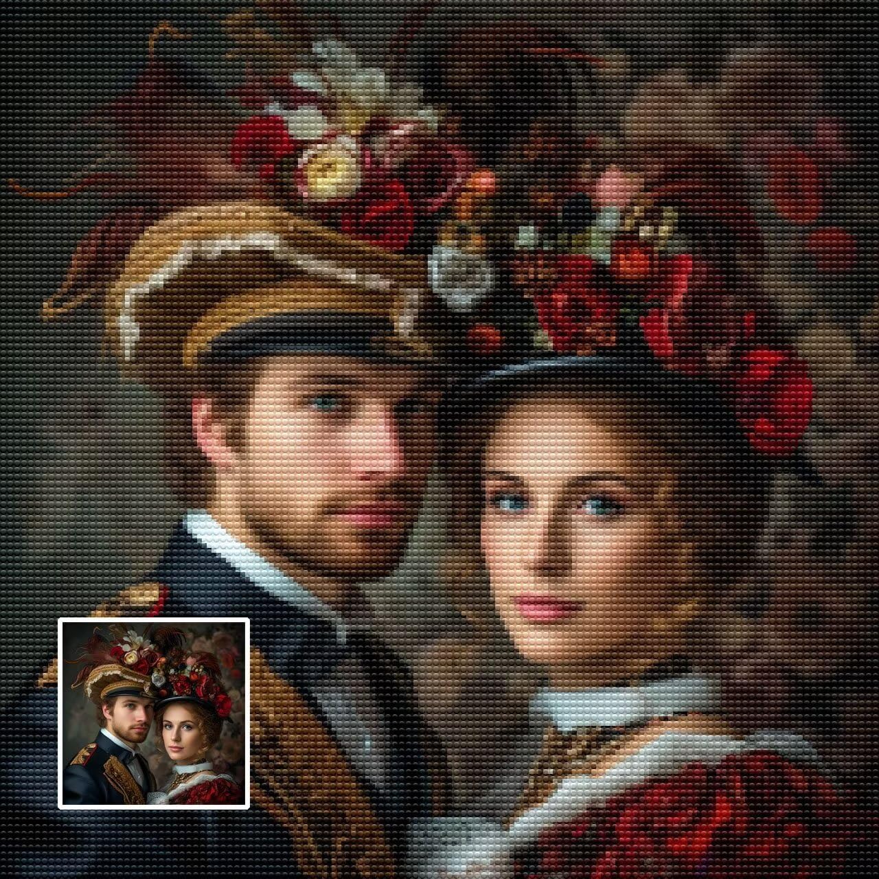 Diamond Painting Kit, Cuadro Personalizado Con Foto, 5D DIY Pintura Diamante Embroidery Art, Diamante Cuadrado/Redondo, Personalizada Decor De La Pared Del Hogar, Varios Tamaños 90x160 cm T-71