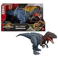 Mattel Jurassic World La Rinascita Abelisauro Ruggito Selvaggio
