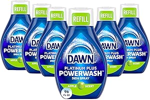Dawn Platinum Powerwash Dish Spray in Apple Scent - Pack of 6