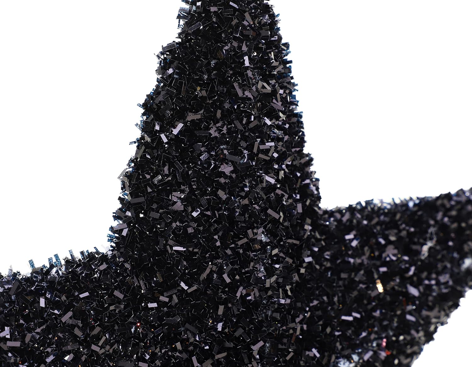 Christmas Concepts® 11 '' Sparkling Tree Top Star - Luxurious Christmas Decorations (Black)