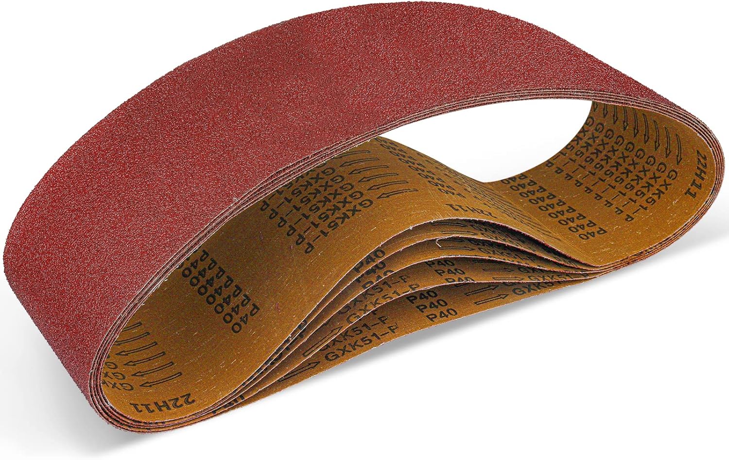 POTUINOM Sanding Belt 6 x 48 Inch,Belt Sander Belts 60 Grits,Best for