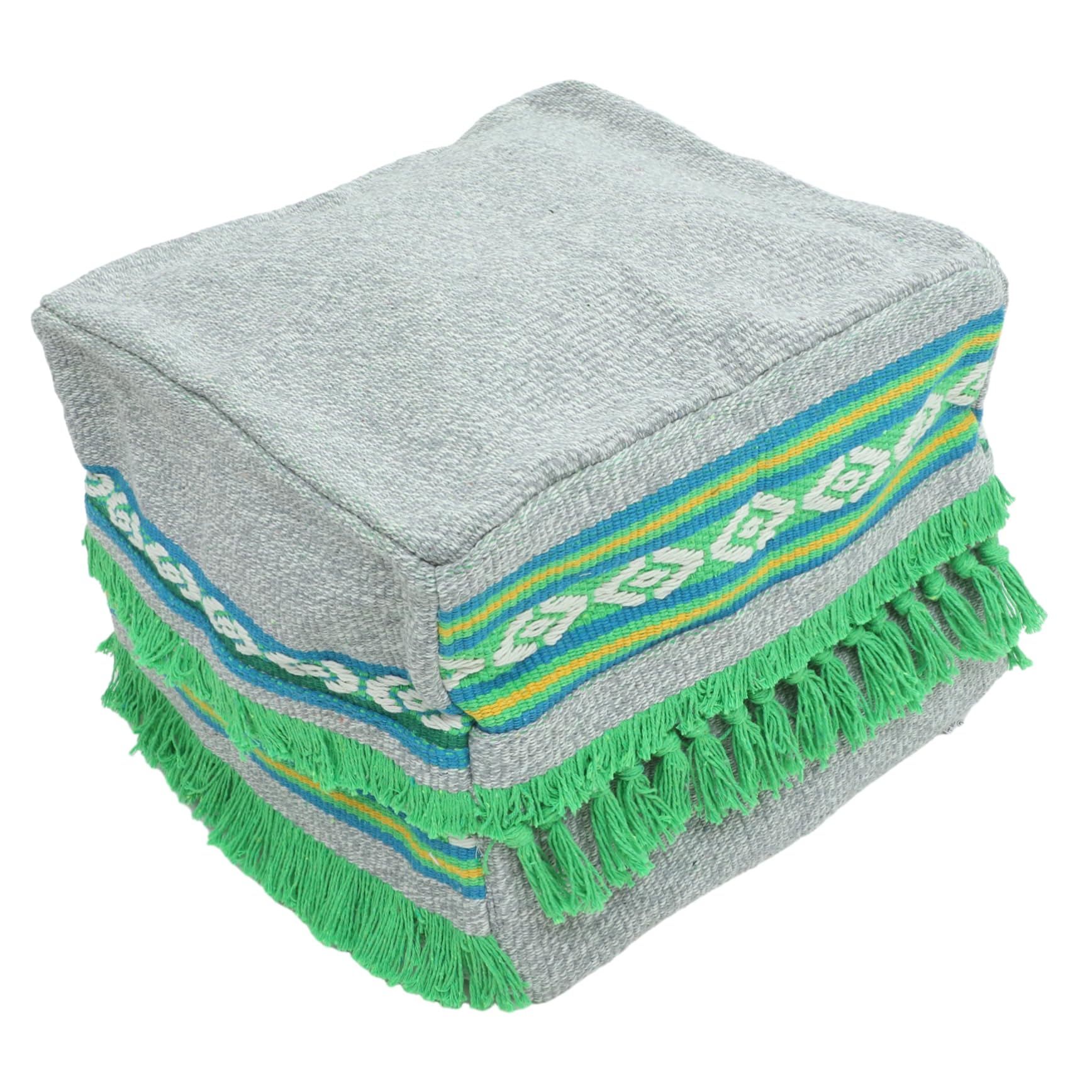 GRIRIW Footstool Futon Mat Foot Stool with Storage Outdoor Ottomans for Patio Foot Rest Outdoor+floor+mat Boho Pouf Ottoman Farmhouse Foot Ottoman Foot Chair Cushion Footrest Cover Travel Random Color