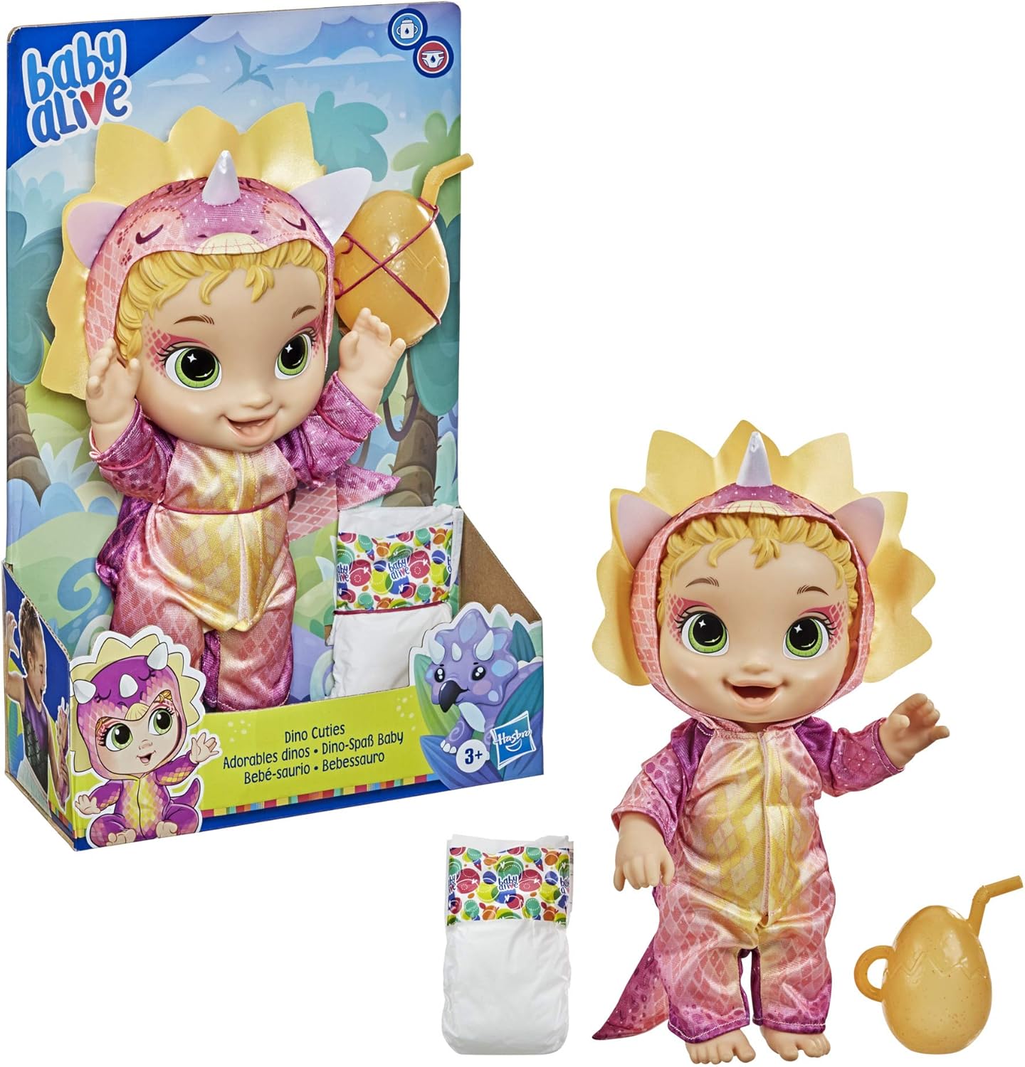 Baby Alive Hasbro Collectibles Dress Up Dino Blond Hair