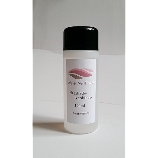 New Nail Art Disolvente para esmalte de uñas, 100 ml, transparente, diluyente para uñas, accesorio de uñas, transparente