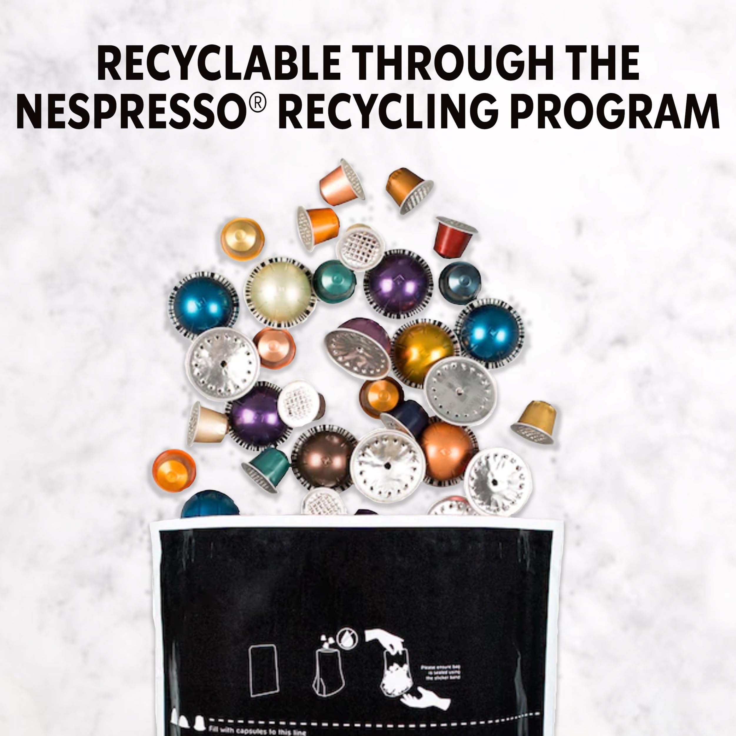 Starbucks by Nespresso, Single-Origin Colombia (50-count single serve capsules, compatible with Nespresso Original Line System)