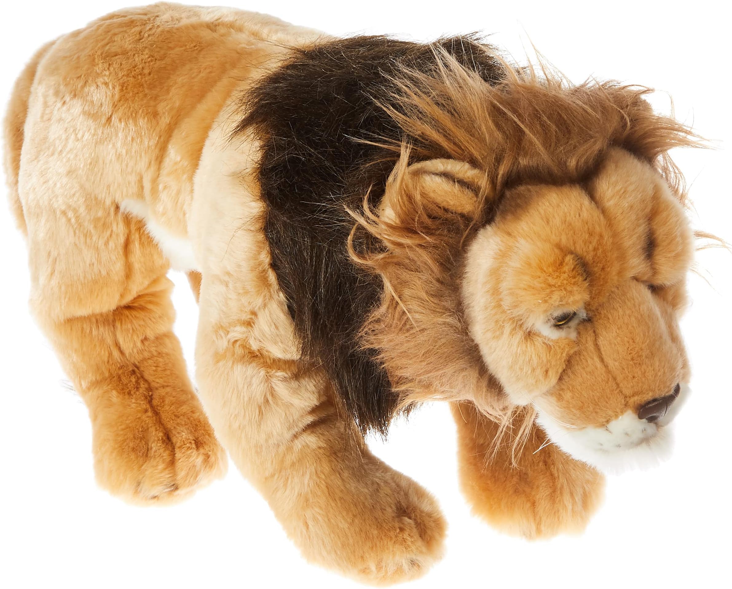 NICOTOY Simba Male Lion With Bean, Brown, 50 cm