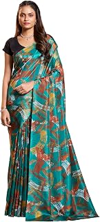 Garden Vareli Art Silk Abstract Print Saree Price In India