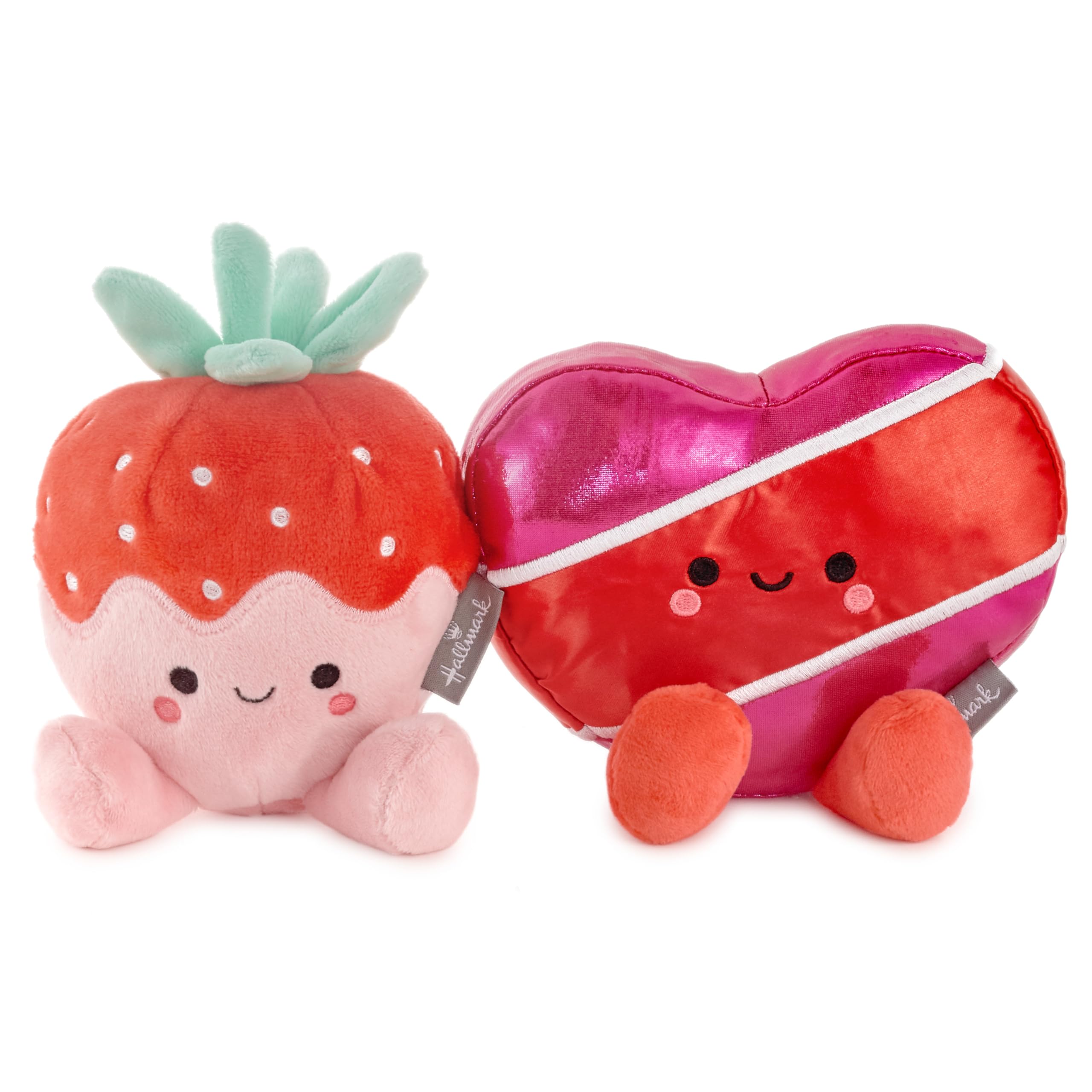 Hallmark Better Together Strawberry and Chocolate Plush Pair, Set of 2