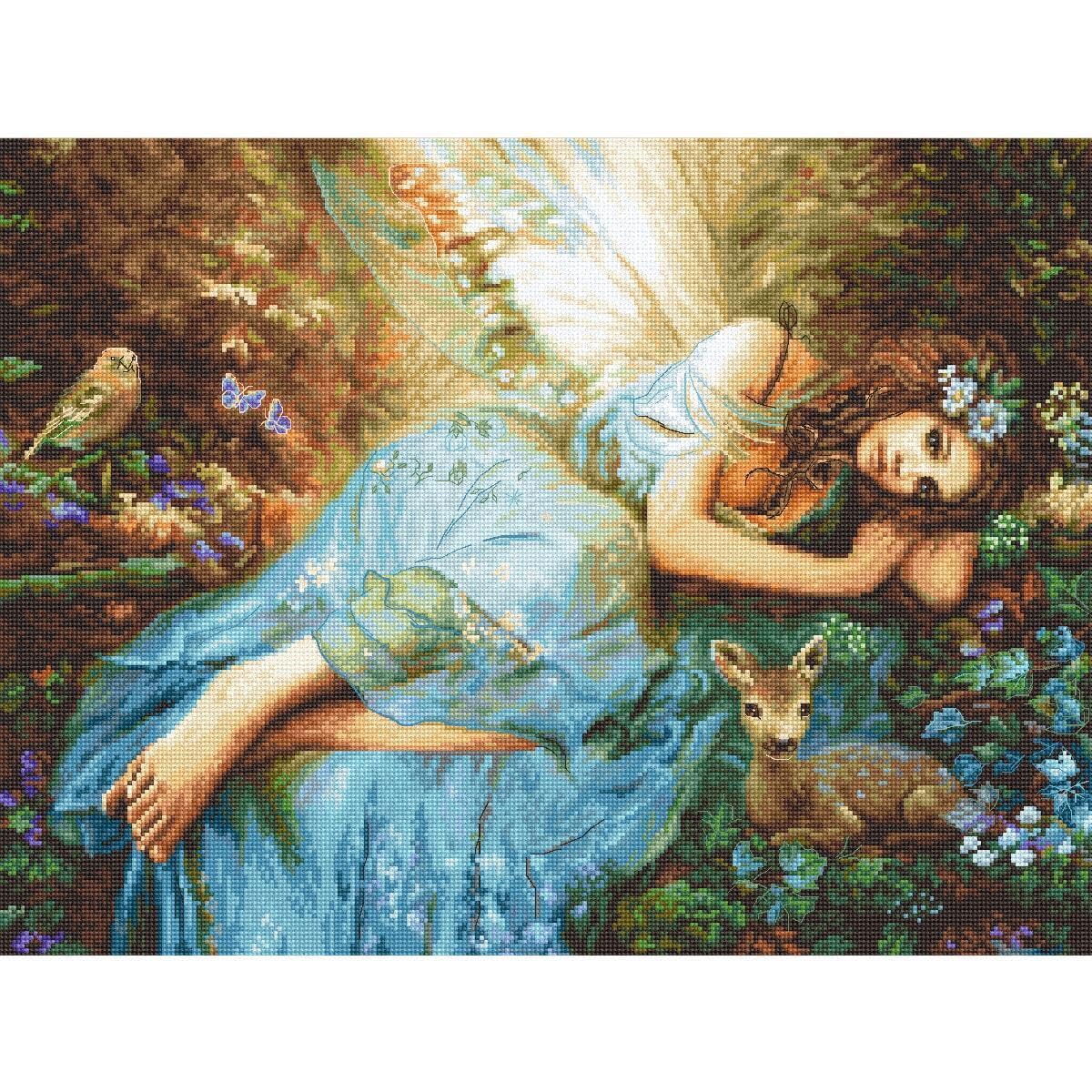 Letistitch Leti960 Cross Stitch Set, Multi-Colour, 40 x 30 cm