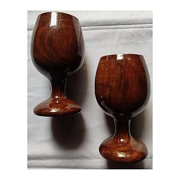 Wooden Cave Dinning Ware Glass Set, Smart Kitchen Beer, Whiskey, Champagne Dessert Serving (Newyork Style)