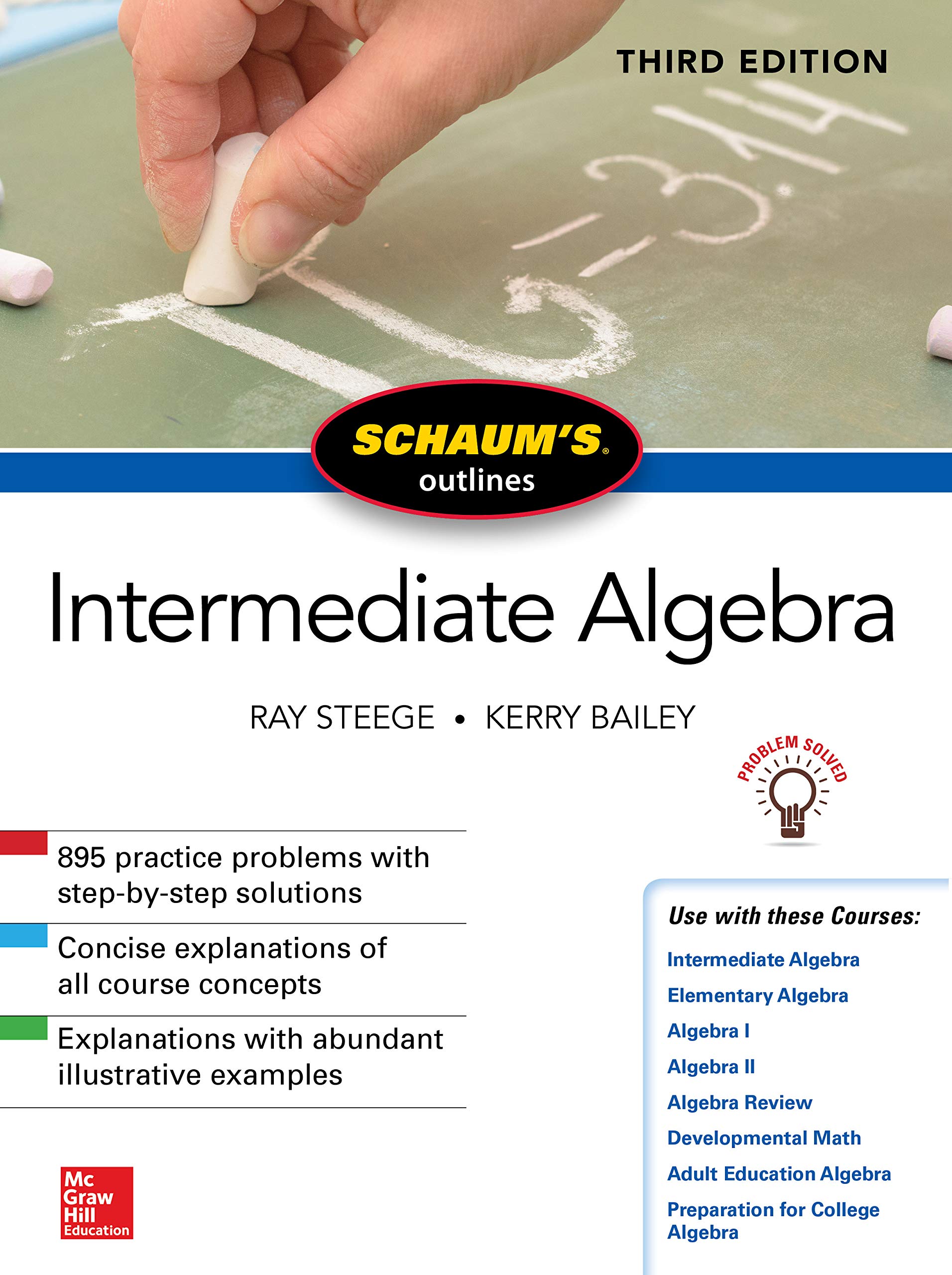 Schaum's Outline of Intermediate Algebra, Third Edition (Schaum's Outlines)