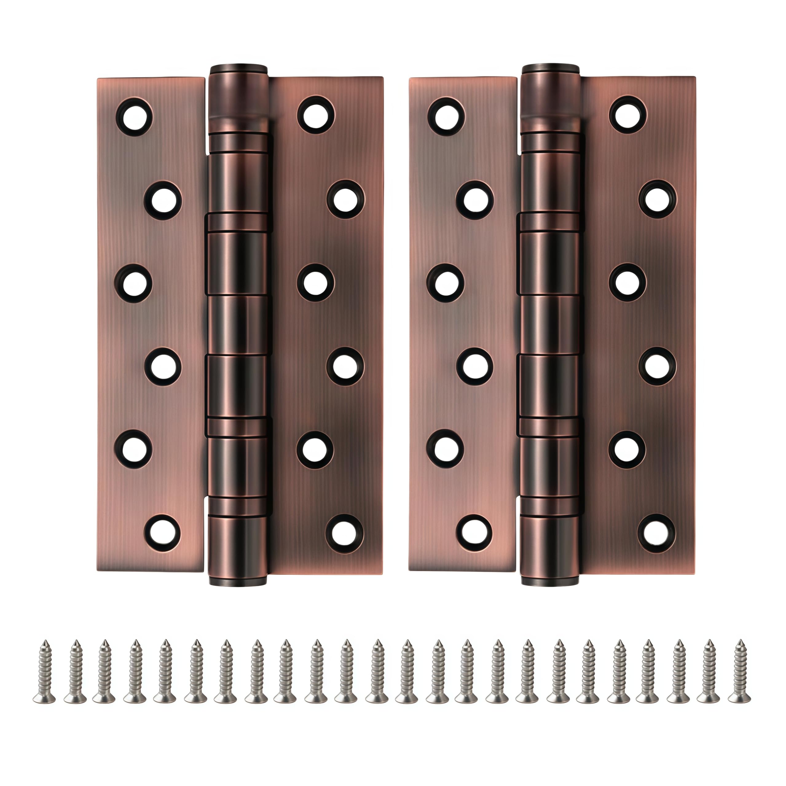 2 Pack Duty Stainless Casement Hinges 6 Inches 4mm Thick Antique Bronze