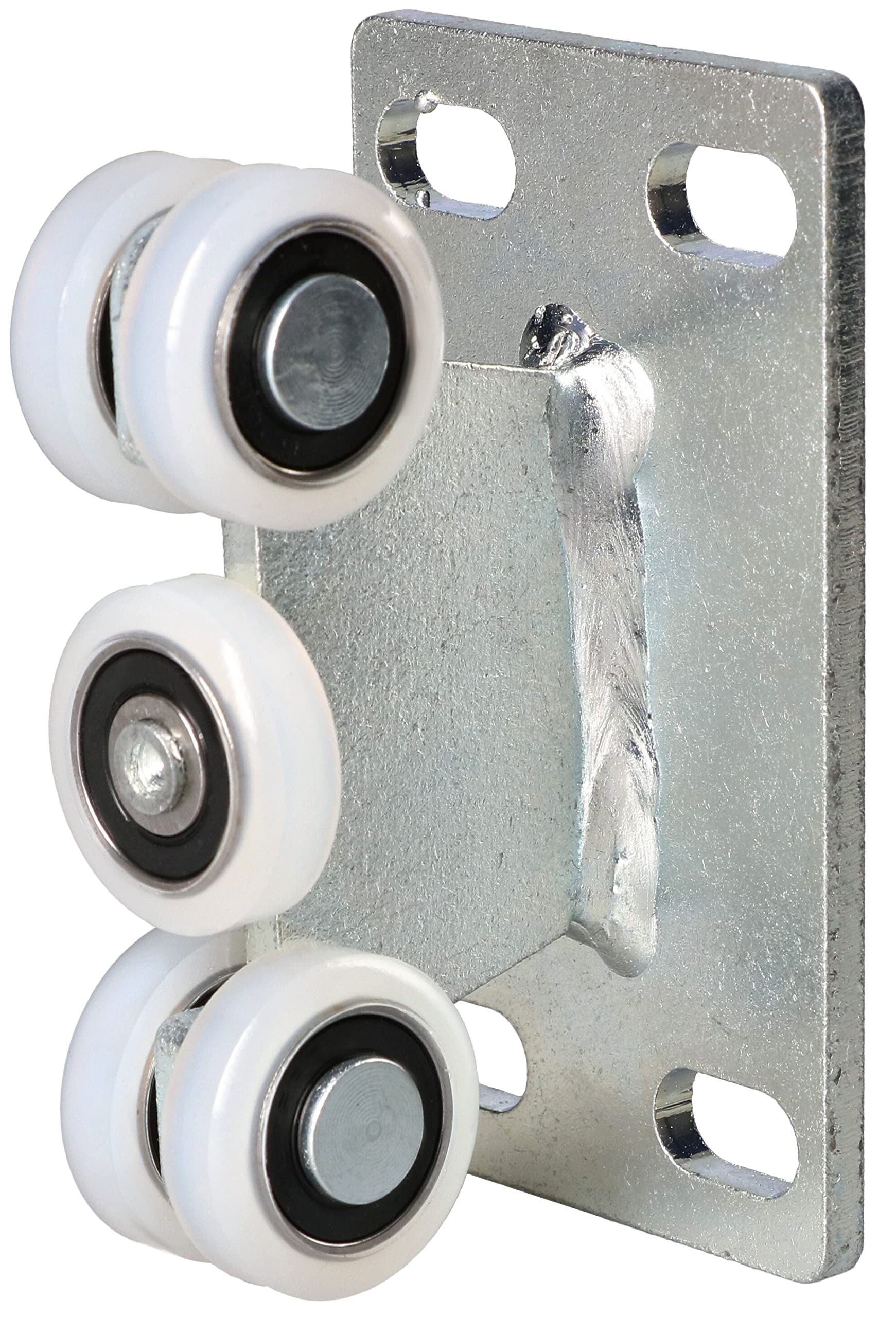 KOTARBAU® Roulette fixe sans réglage de la hauteur Ø 25 5 roulettes Parfait pour différentes portes coulissantes