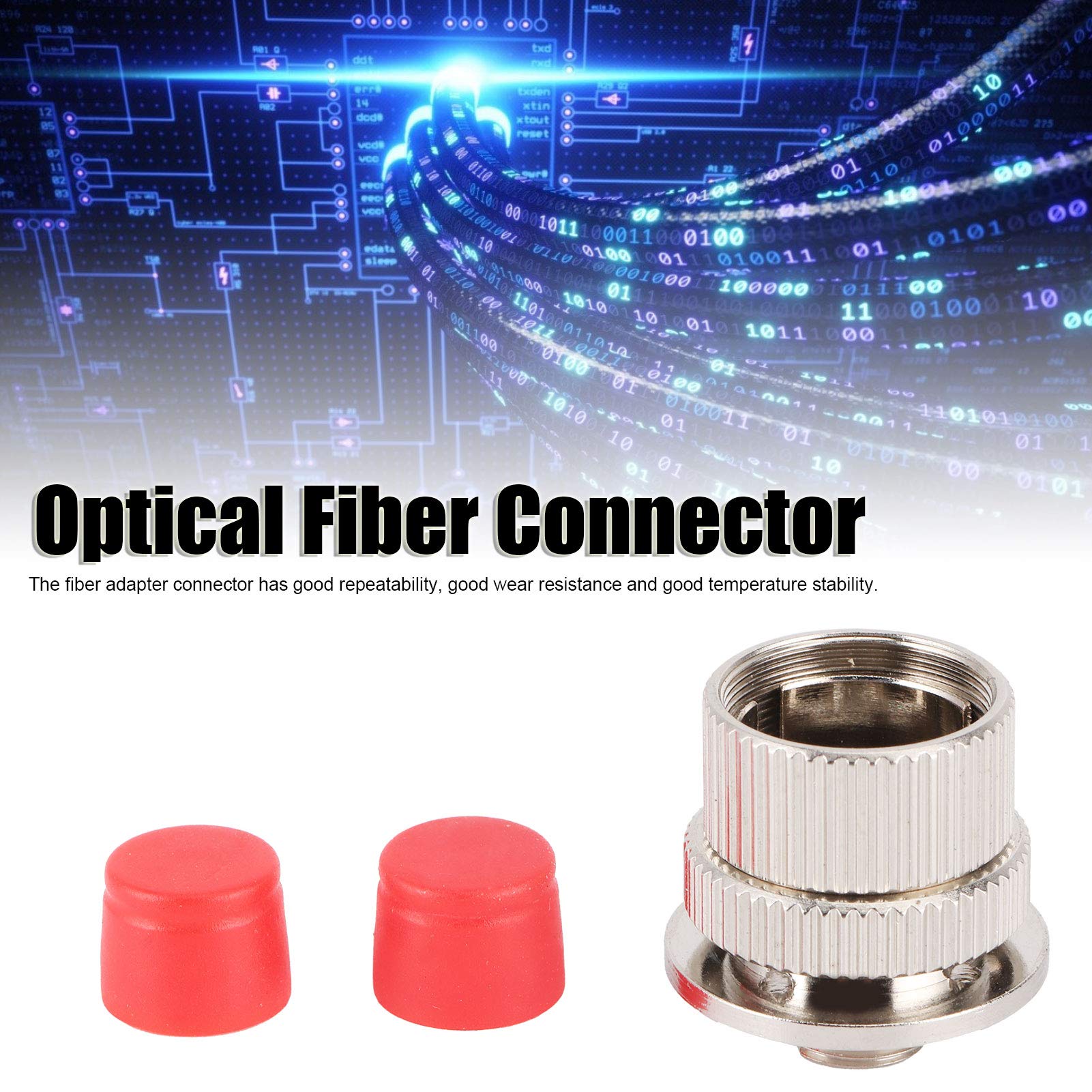 flexman Optical Fiber Connector, 1-30dB Wear Resistant FC UPC Mechanically Adjustable Attenuator, Industrial Accessories