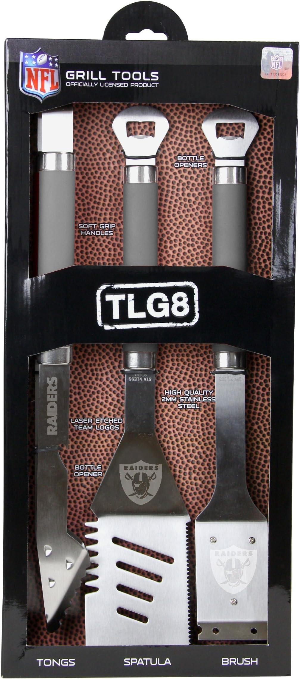NFL Grill Tools Set (3-Piece)